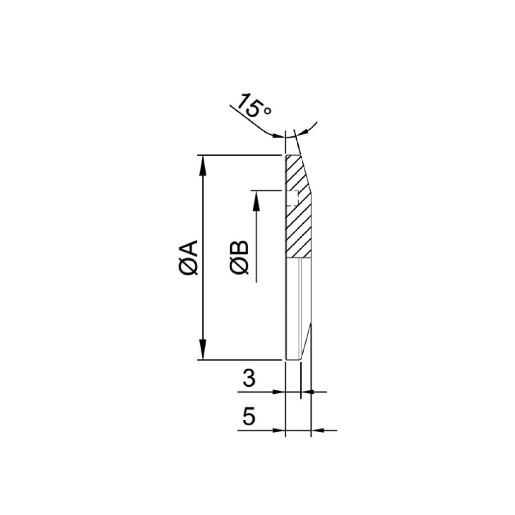 ISO-KF Blanking Flange