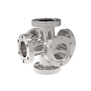 CF six-way cross, 6-way CF vacuum cross, ConFlat 6-way cross