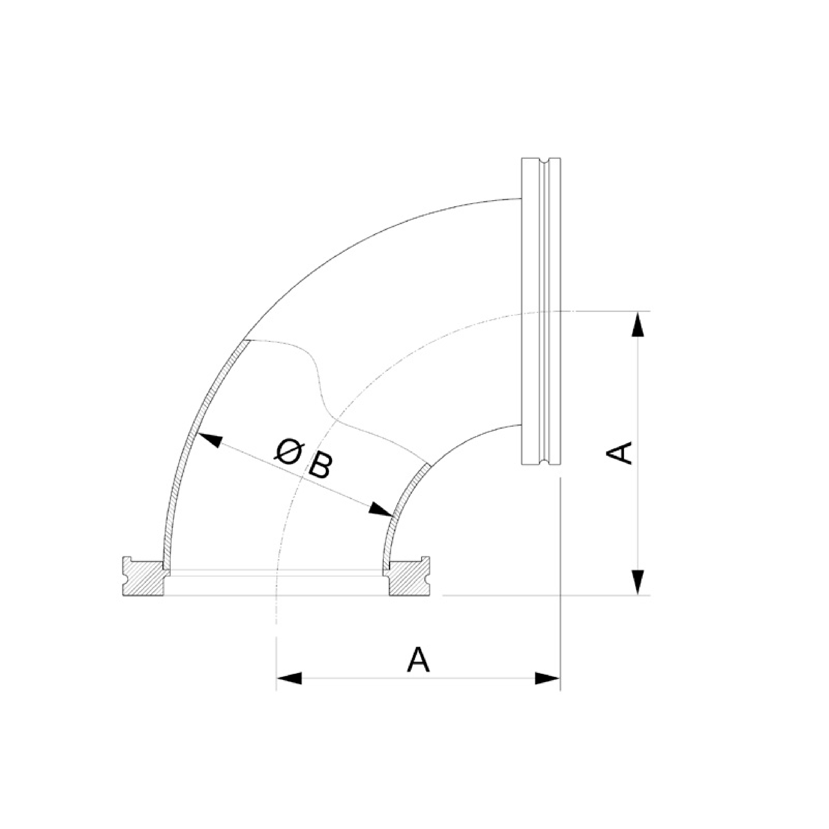 ISO-K Elbow Radius 90 - Image 2