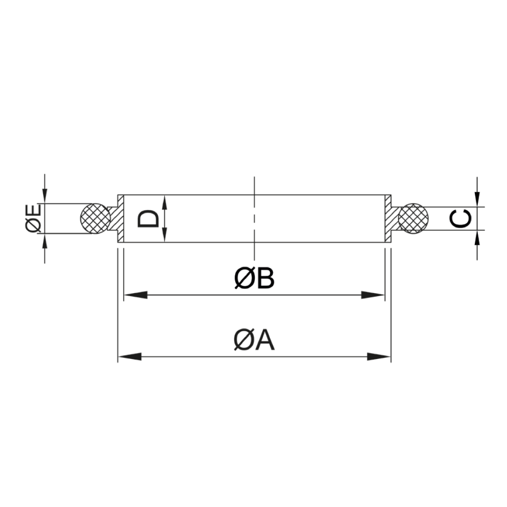 ISO-K Seal Inner Centered