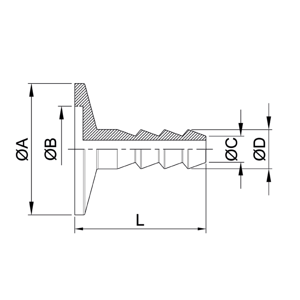 ISO KF Hose Nozzle